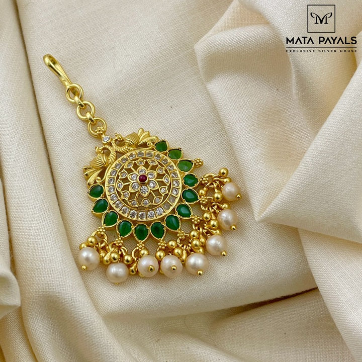 Greenish Gold Polish Mangtika