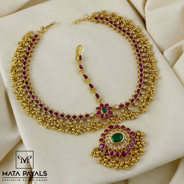 Bridal Gold Polish Mangtika