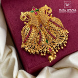 Gold Polish Mayura Pendant