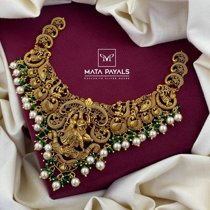 Luxurious Radha Krishna Necklace