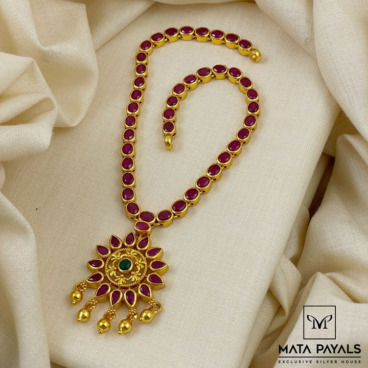 Eccentric Gold Plated Necklace