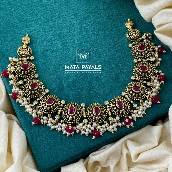 Elegant Gold Polish Necklace