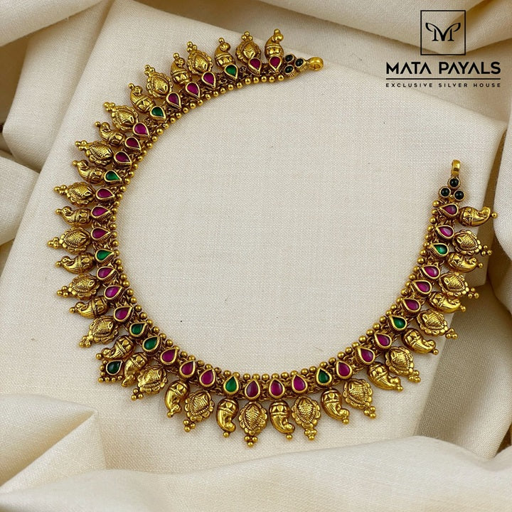 Red & Green Combination Necklace