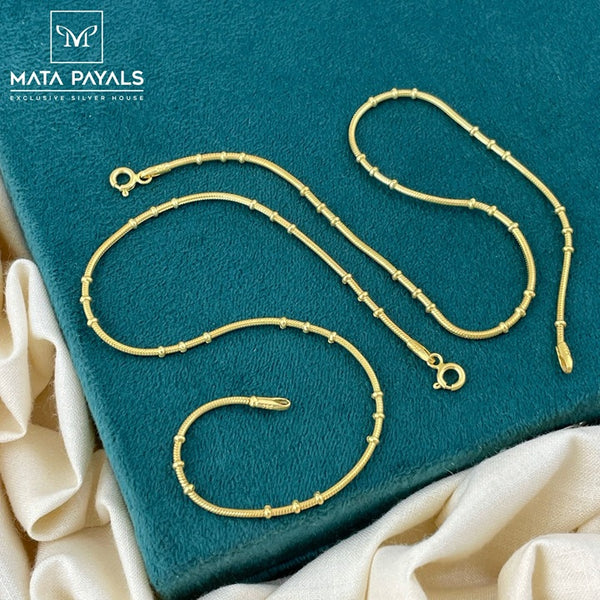 Exquisite Gold Polish Payal