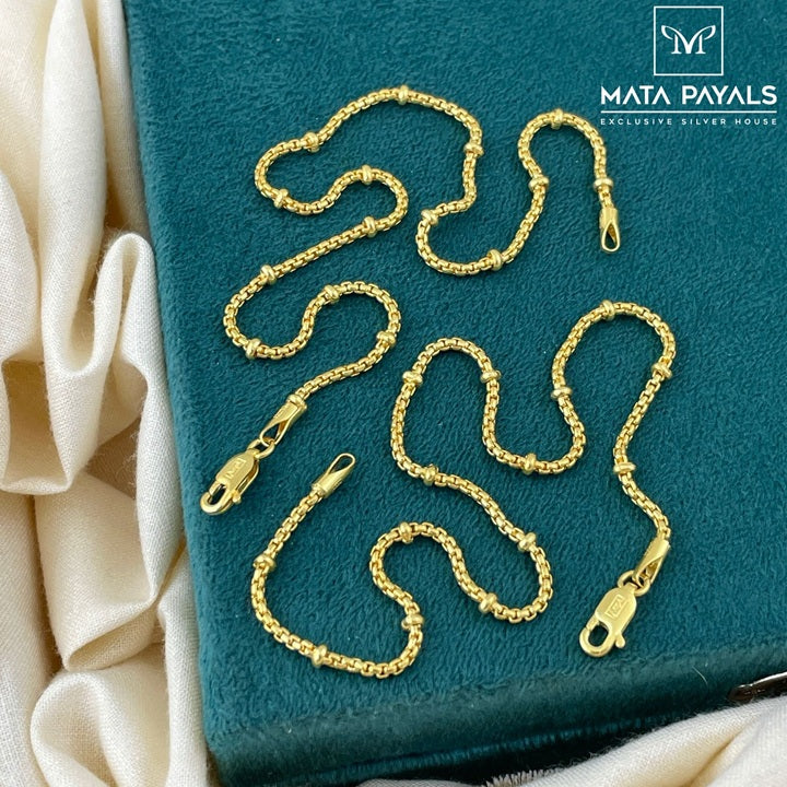 Immaculate Gold Polish Payal