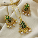 Attractive Silver Pendant Set