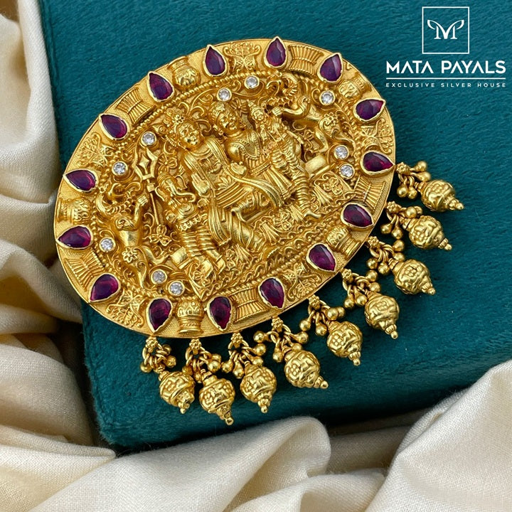 Divine Shiva Parvathi Pendant