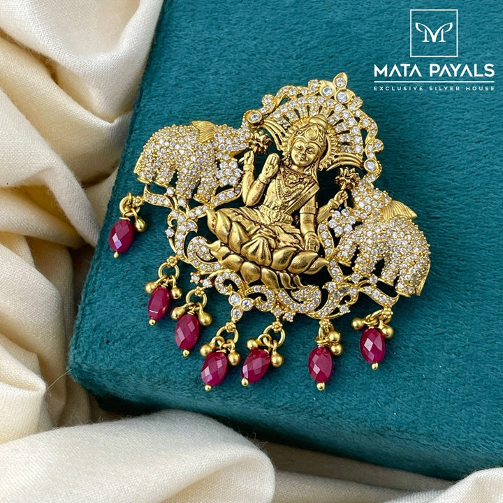 Radiant Gaja Lakshmi Pendant