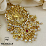 Gold Polish Mayura Pendant