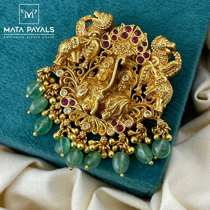 Gold Plated Seetha Rama Pendant