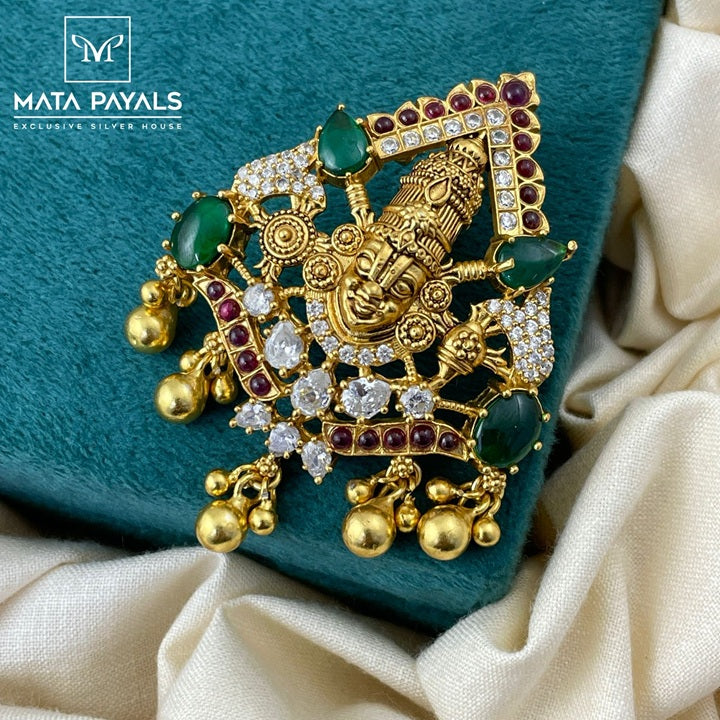 Gold Plated Venki Pendant