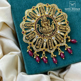 Gold Plated Lakshmi Pendant