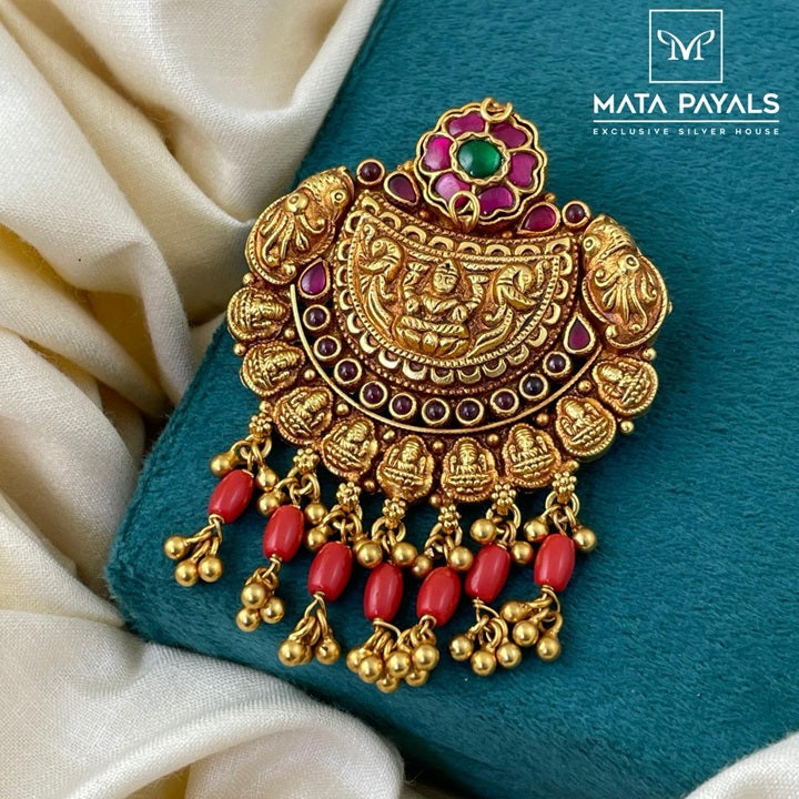 Floral Lakshmi Pendant