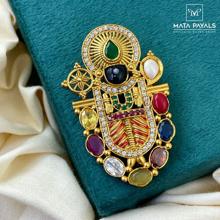 Navarathna Balaji Pendant