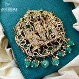 Gold Polish Ram Darbar Pendant