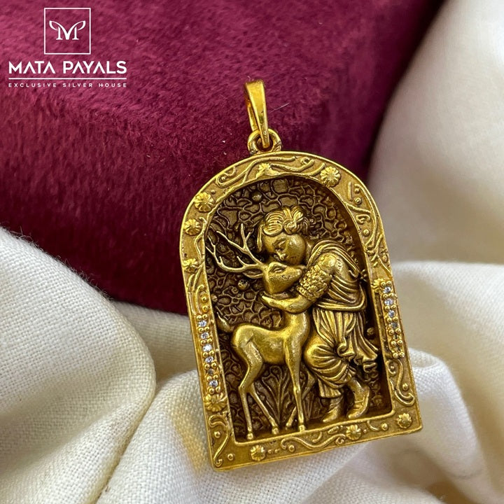 Gold Polish pendant