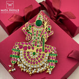Divine Gold Polish Kundan Pendant