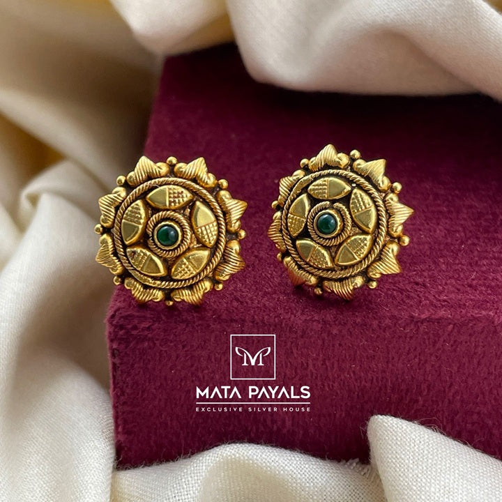 Breathtaking Gold Plated Stud
