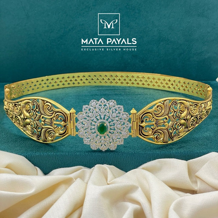 Classic Zircon Waist Belt