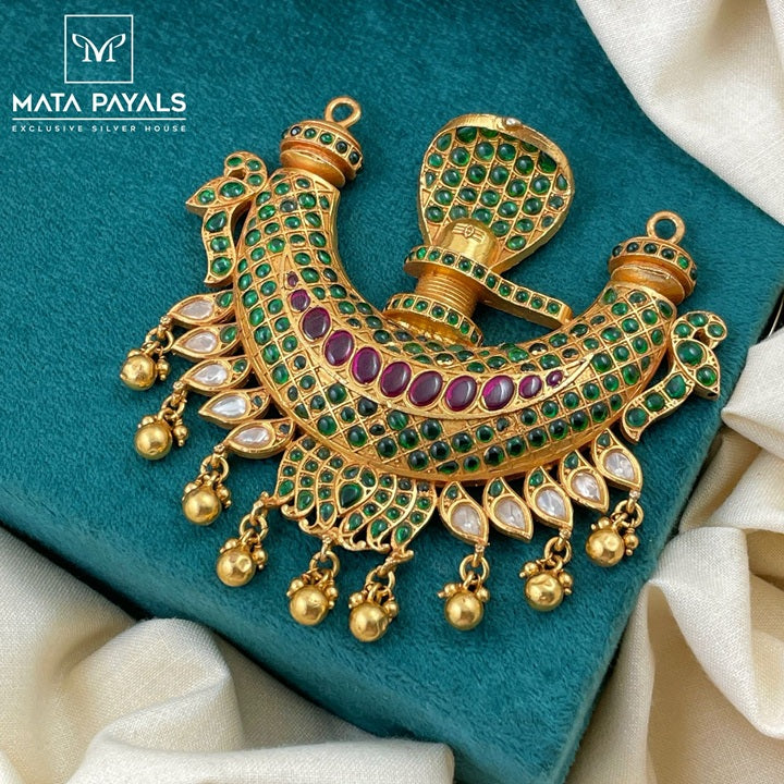 Mesmerizing Shiva Lingam Gold Plated Pendant