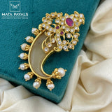 Filigree Mayur Gold Plated Pendant