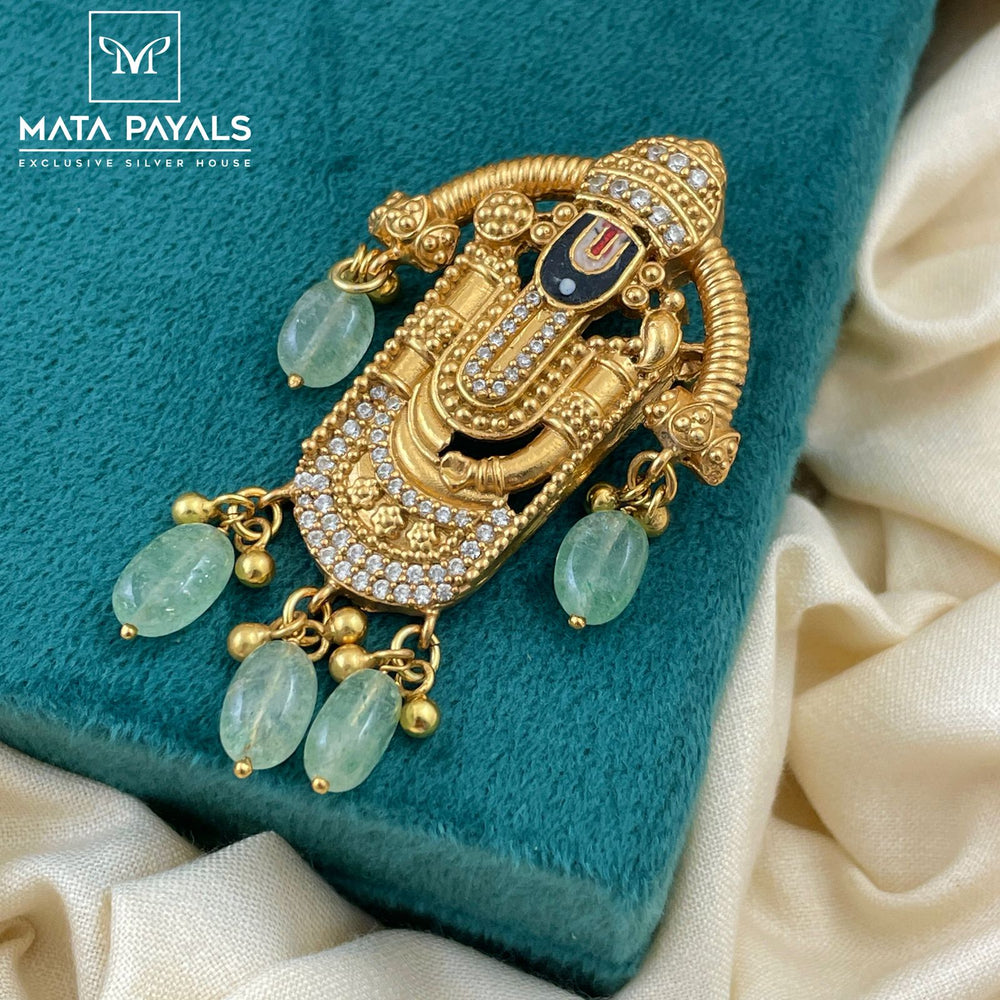 Gold Polish Balaji Pendant