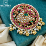 Pretty Peacock Kundan Pendant
