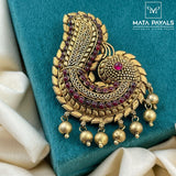 Antique Peacock Gold Plated Pendant