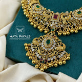 Unique Floral Mayura Necklace
