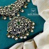 Grand Moissanite Gold Plated Necklace