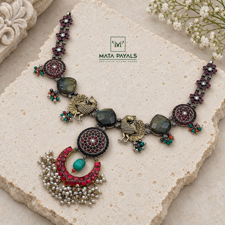 Vibrant Dual Plated Necklace