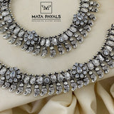 Tilak Vintage Oxidised Payal