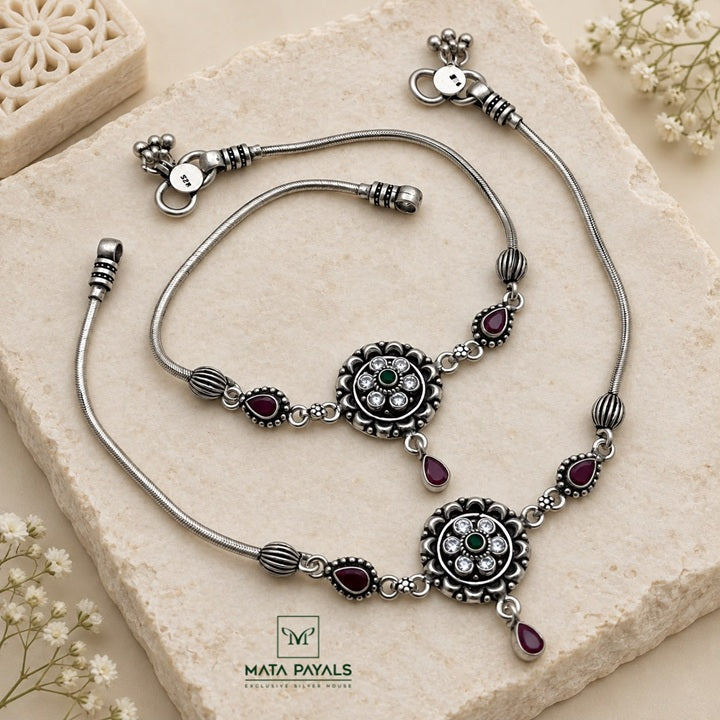 Extraordinary Silver Anklet