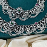 Impressive Cut Stone Anklet