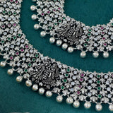 Heavy Rajwadi Cut stone Anklet