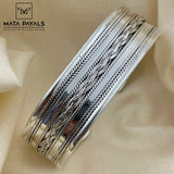 Charming Plain Oxidised kada