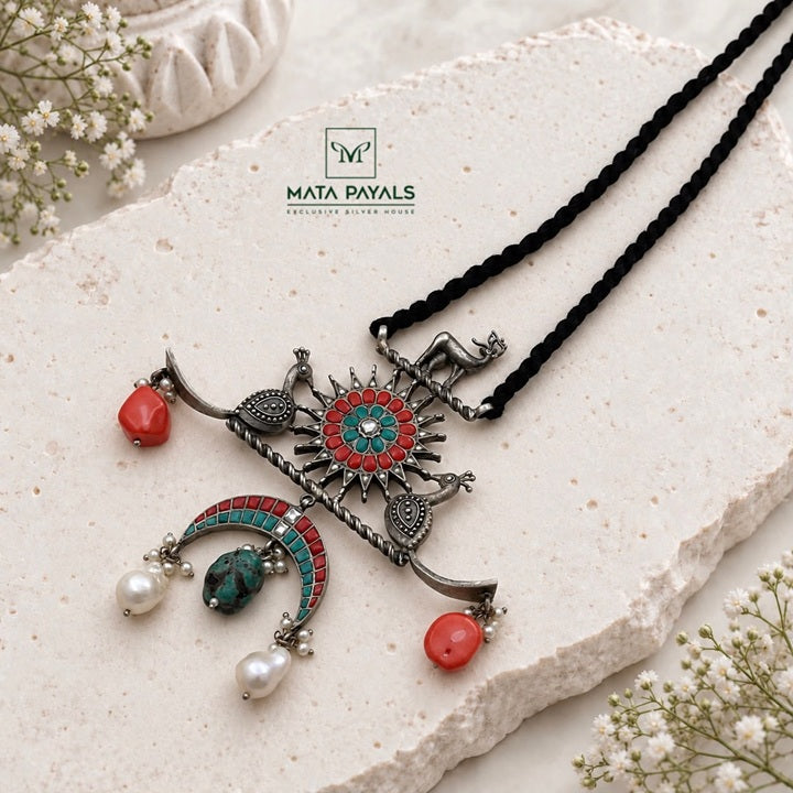 Oxidised Precious Long Hara