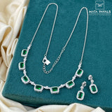 Gleaming Zircon Necklace
