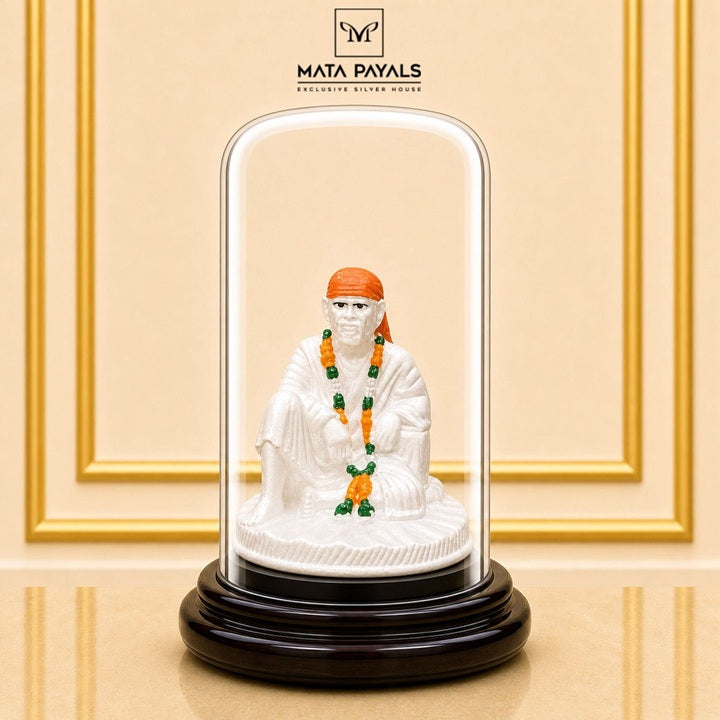 Silver Sai Baba Idol