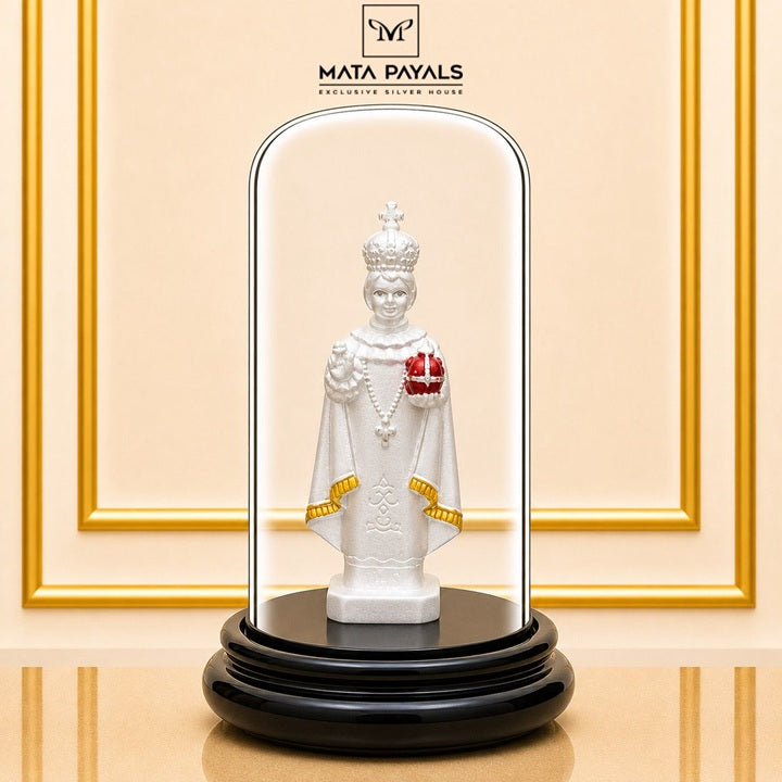 Silver Jesus Idol