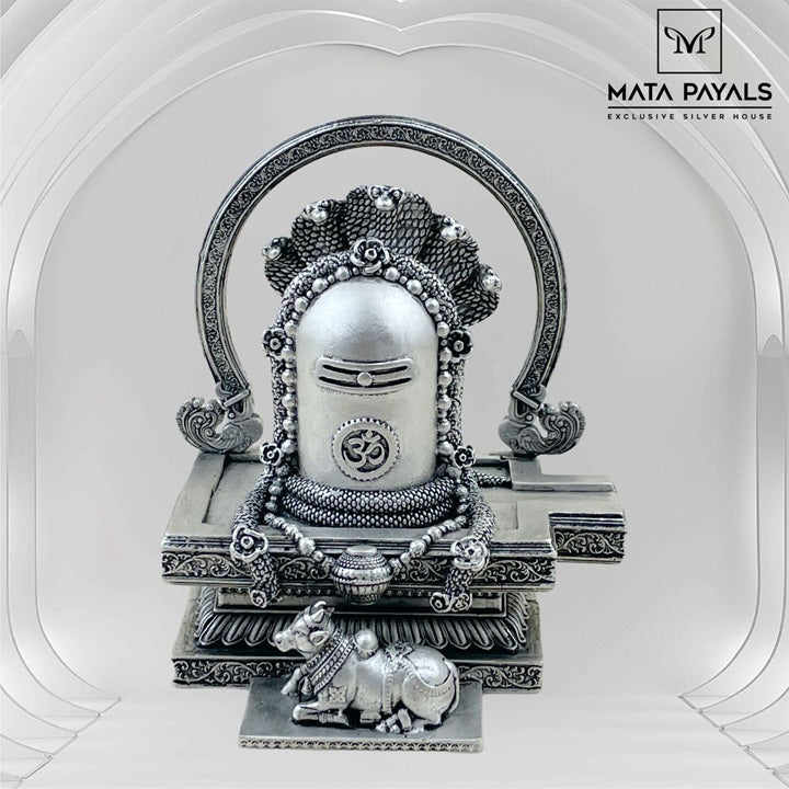Oxidised Shiva Ling Idol