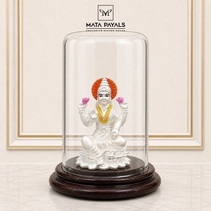 Silver lakshmi Idol