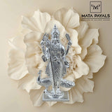 Plain Silver Murugan Idol