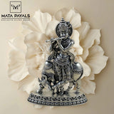 Oxidised Krishna Idol