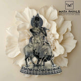 Oxidised Krishna Idol
