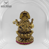 Gold Polish Saraswati Idol