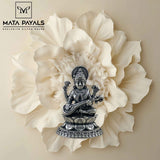 Oxidised Saraswati Idol