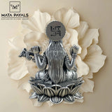 Oxidised Heavy Saraswati Idol