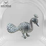 Oxidised Peacock Idol
