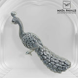 Oxidised Peacock Idol